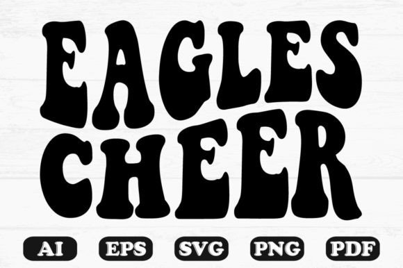 Eagles Cheer Kids SVG T-Shirt Design for Crafts and Graphics