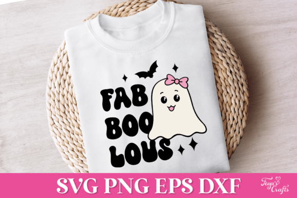 Fab Boo Lous Retro Halloween SVG Graphics for Crafts