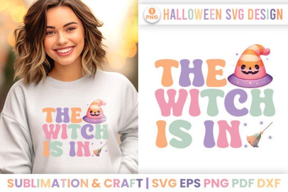 Halloween the Witch is in SVG Graphics for Crafts