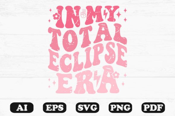In My Total Eclipse Era Wavy Svg T-shir Graphics and Crafts Review