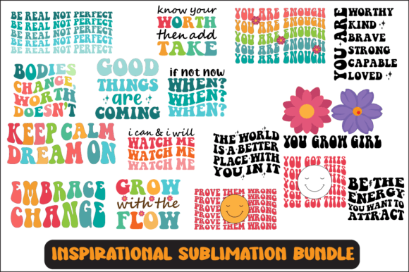 Inspirational Svg Sublimation Bundle for Crafts and Graphics