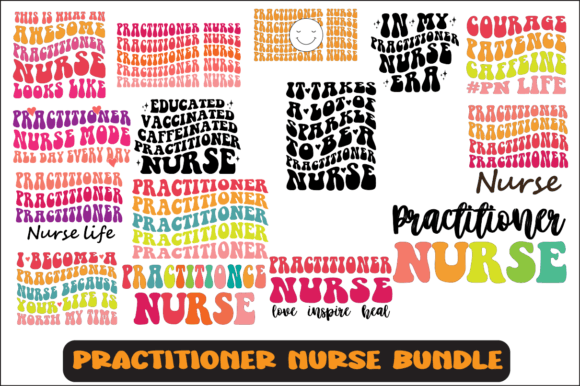 Practitioner Nurse SVG Design Bundle: Graphics for Crafts